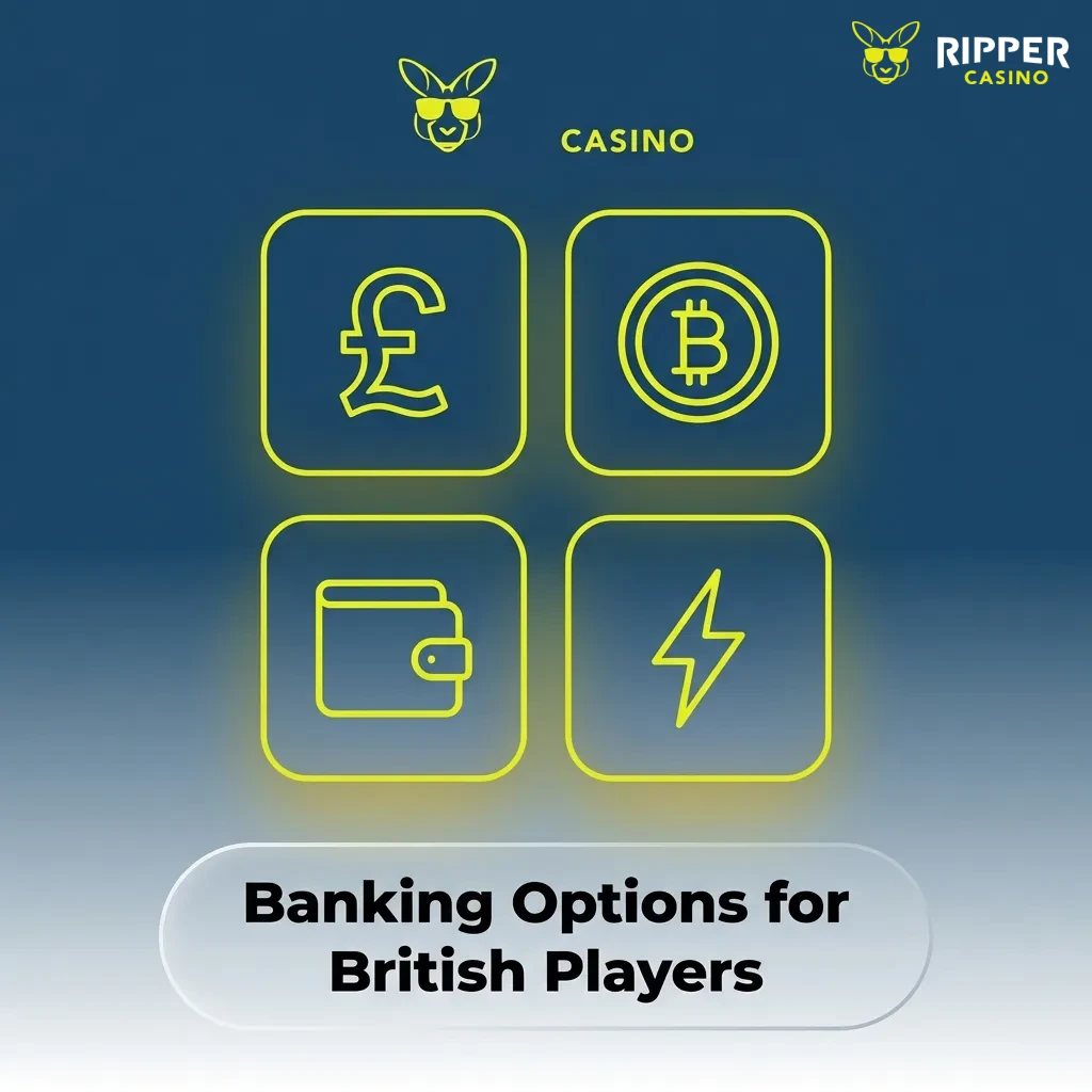 British player using secure banking options including credit cards, crypto, and e-wallets on encrypted platform