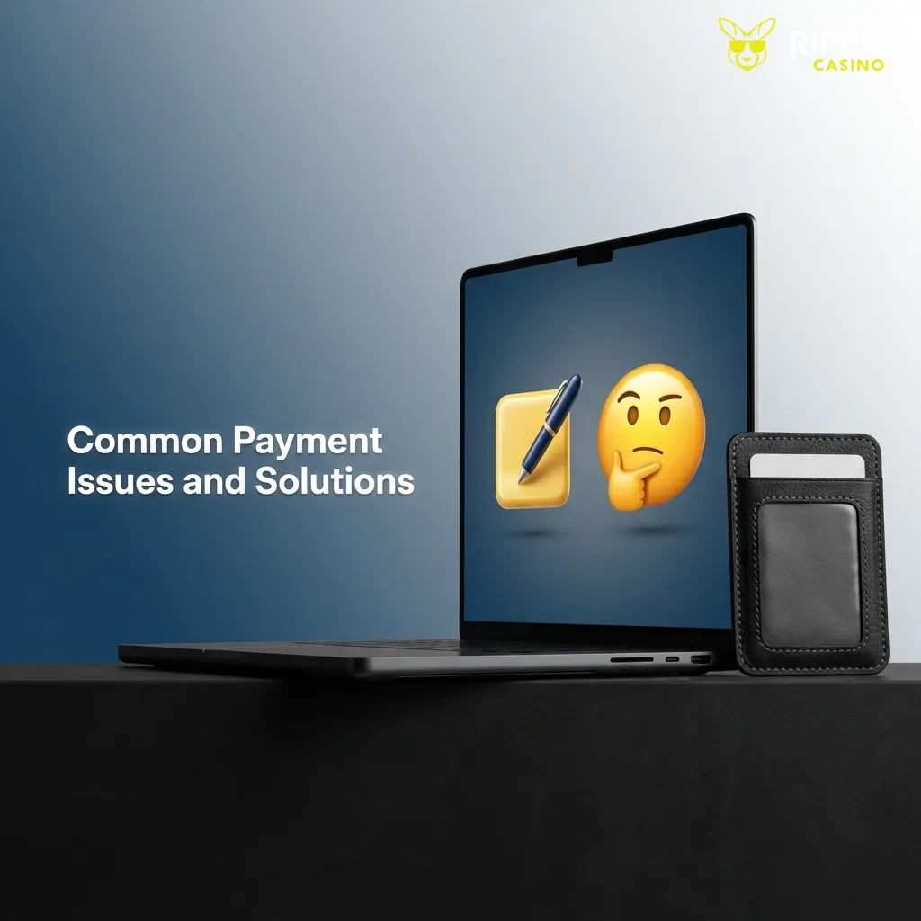 Payment issues troubleshooting guide showing declined deposits, delayed withdrawals, incorrect details, limits, and bonus wagering