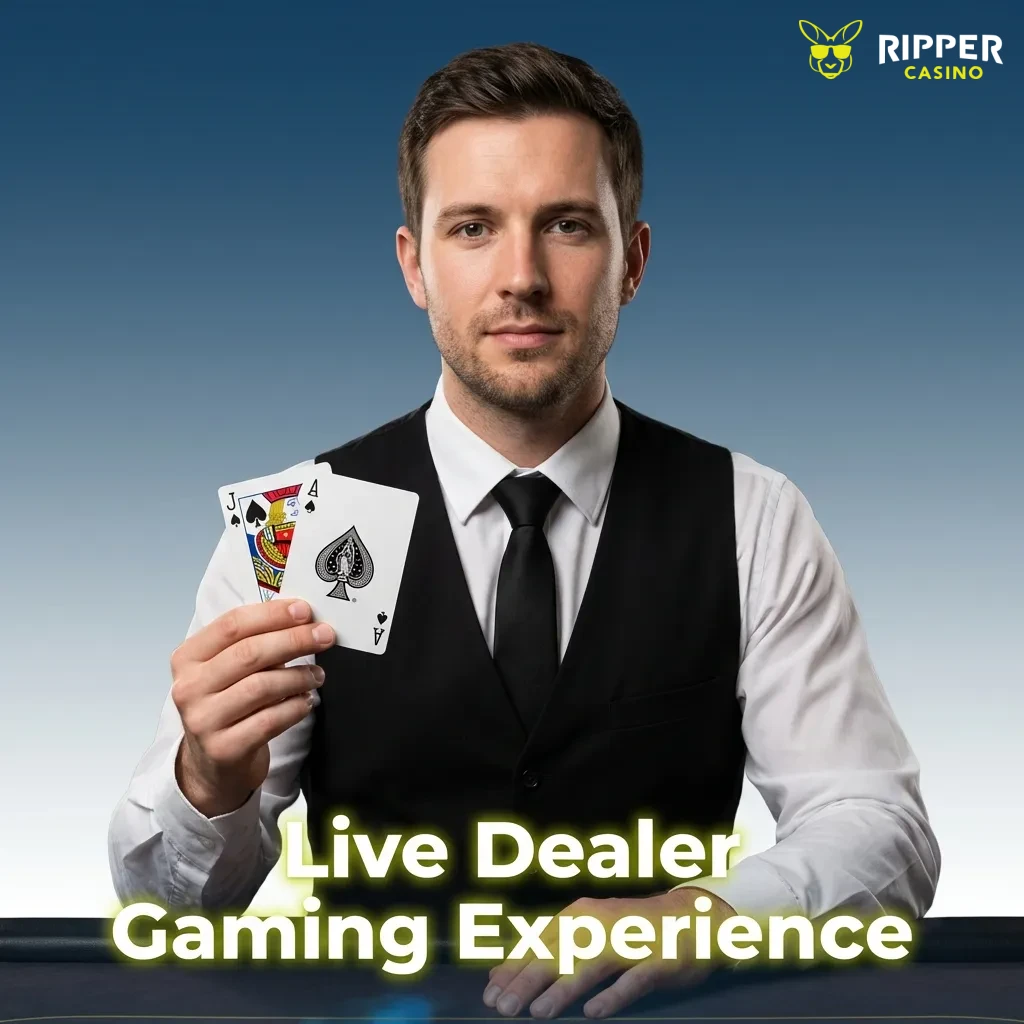Professional croupier dealing cards at HD live casino table with players chatting in real-time gaming atmosphere