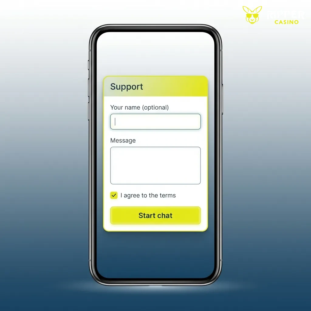 Mobile support team offering 24/7 live chat, email, FAQ resources, and social media assistance for Ripper users